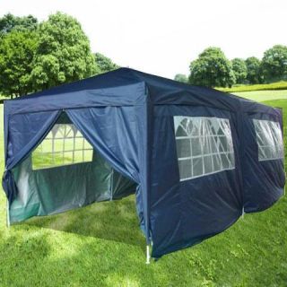Peaktop 20x10 EZ Pop Up Party Tent Canopy Gazebo 6 Walls w Free Carry