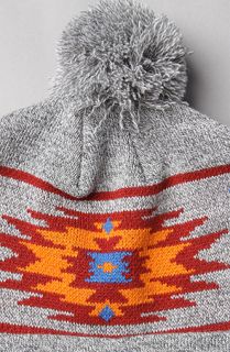 Obey The Navajo Beanie in Heather Grey