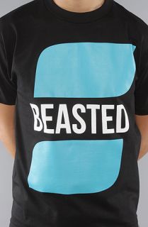 Beasted The Classic Beasted Icon Tee in Black Teal White  Karmaloop