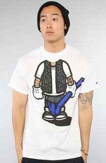 TRUKFIT The U Feleon Tee in White Concrete