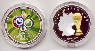 Germany 2006 FIFA World Cup Soccer Green Emblem Coin