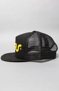 HUF The Beers Trucker Hat in Black Concrete