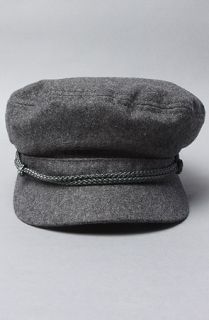 Brixton The Fiddler Hat in Charcoal Wool