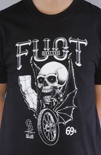 Fuct The Dead Rats Tee in Black Concrete