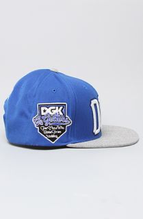 DGK The Go Getters Snapback Cap in Royal Grey