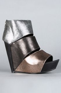 Messeca The Coraline Shoe in Silver Pewter and Rose Gold  Karmaloop