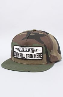 HUF The Downhill Snapback Cap in Camo