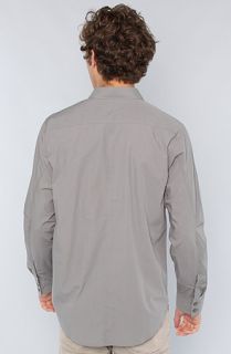 RVCA The Republic II Buttondown in Graphite