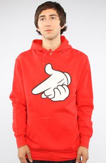 Crooks and Castles The Air Gun Pullover Hoody in Red