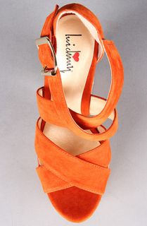 Sole Boutique The Van Buren Shoe in Orange