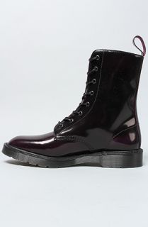 Dr. Martens The Langston Lace 8Eye Boot in Purple