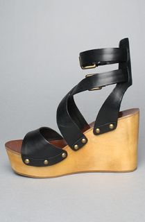 Ash Shoes The Vicky Sandal in Black Concrete