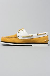 Timberland The Classic 2Eye Boat Shoe in Spectra Yellow Suede