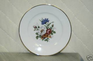  JKW Fine Porcelain Floral 7 3 4 Plate