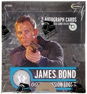 James Bond Mission Logs Trading Cards Box (Rittenhouse 2011)