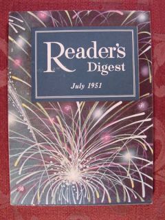  Reader's Digest July 1951 Bernarr MacFadden Hadacol