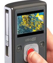 Flip Video UltraHD Camera/ Camcorder Black 8GB 2 Hours 2rd Generation