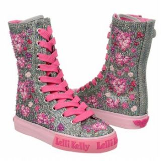 Kids Lelli Kelly  Isla High Tod/Pre/Grd Pink Glitter 