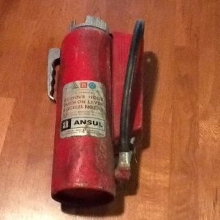 Vintage Fire Extinguisher Multi Purpose from Ansul for Class ABC Fires