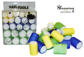  In Velcro Snooze Rollers Kit Foam Filled By Hair Tools 48mm 40mm 32mm