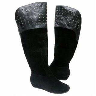 Womens   Boots   Knee High   Size 12.0   Black 