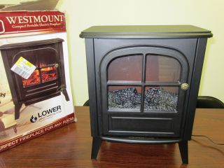 Westmount Portable Electric Fireplace Retail $69 99