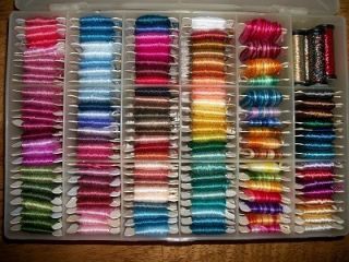 Huge Lot Cross Stitch Embroidery Floss 22 Kits Supplies