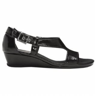 Womens A2 by Aerosoles Crown Chewls Black Patent 