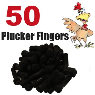 50 Pack Chicken Plucker Machine Fingers Poultry Plucking Whizbang
