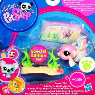 Littlest Pet Shop LPS Prized Pets Guppy Fish Special Edition 1814 New