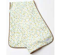 The Finley Throw measures 32 inches x 40 inches. The fabric is made of