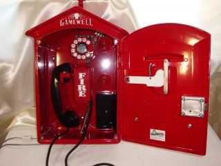 Gamewell Fire Alarm Call Box Telephone Phone Police Forestry Old