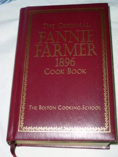 FANNIE FARMER COOKBOOK Commerative Edition 1998 Leather Bound