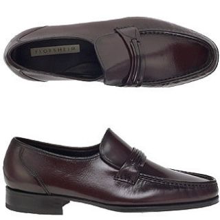 Mens Florsheim Como Black Cherry Cavello 