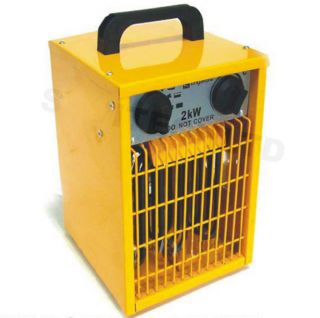  PORTABLE INDUSTRIAL ELECTRICAL THERMOSTAT FAN HEATER WORK SHOP GARAGE
