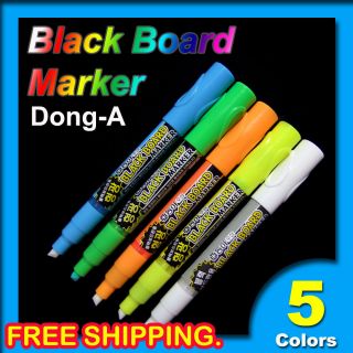   Black Board Dry Erase Marker Pen Liquid Fluorescent Neon Chalk Sign