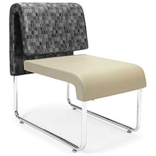 OFM Uno Lounge Contemporary Chair Reception Waiting Room Set of 2