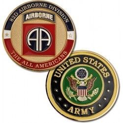US Army Fort Bragg 82nd Airborne Div Challenge Coin