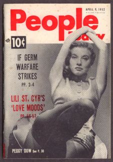 People Today Lili St Cyr Peggy Dow Franco 4 9 1952