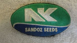 NK Sandoz Seeds Co Feed Seed Farm Advertisement Patch