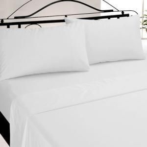 Lot of 12 New Queen Size White Hotel Fitted Sheets T180
