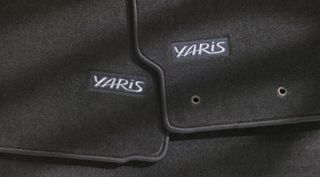 2007 2011 Toyota Yaris Sedan Carpet Floor Mats Dark Charcoal PT206