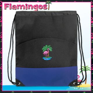 Cute Flamingo String Backpacks Drawstring Bags Flamingo