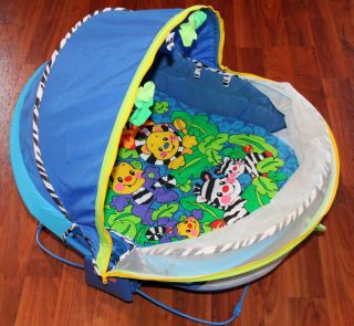 Fisher Price Bounce N Play Activity Dome Enclosed Tent Baby
