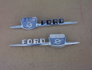  1959 Ford Truck Hood F600 Emblems