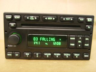 FORD F150 F250 CD  PLAYER RADIO STEREO 2001 2002 2003 6C2T 18C869