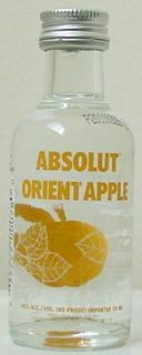 Miniature Absolut Orient Apple Vodka Collectible