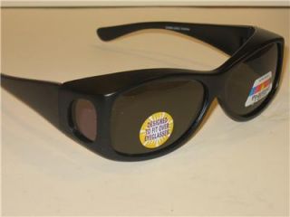 POLARIZED WEAR FIT OVER GLASSES GOGGLE SUNGLASSES SMALL FRAME SIZE
