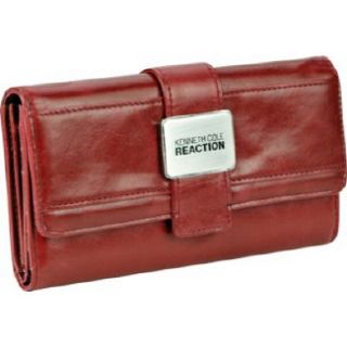 Accessories KenColeReacWall Midtown Flap Clutch Red 