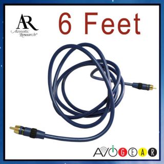 New 6 Feet Digital Coaxial Subwoofer Cable s PDIF 5 4 3